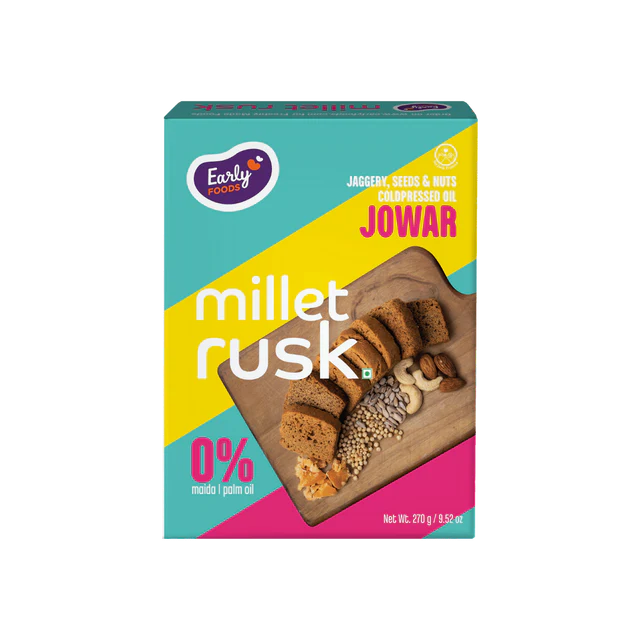 Jowar Millet Rusk, 270g