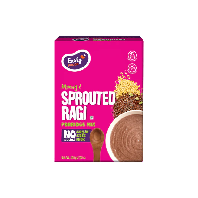 Moong & Sprouted Ragi Porridge Mix, 200g